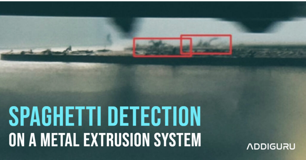 Spaghetti detection on a metal extrusion system -1